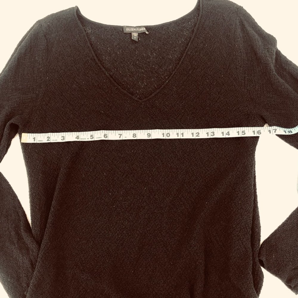 Eileen Fisher Wool Stretchy Tunic Hi-Low Hem - Picture 5 of 12